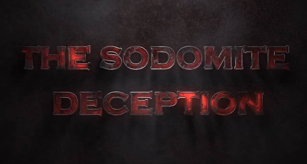 The Sodomite Deception